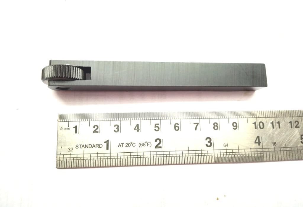 Single Knurl Straight Linear Knurling Tool Holder Size 1/2" x1/2" x 4", Black