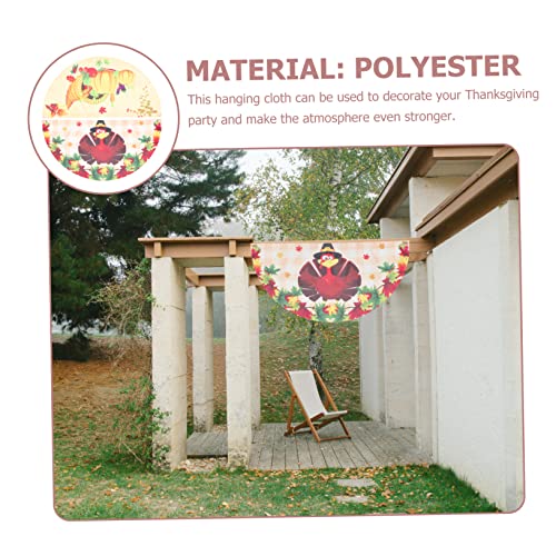 Drapeaux jardin Thanksgiving bannières extérieur accessoires automne