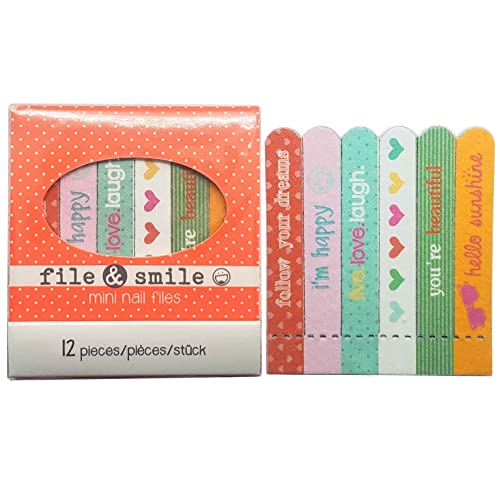 P2P Nails Mini Nail File Set - Professional Manicure Tools Kit - Nail Files For Natural Nails And Artificial Nails - Emery Board Nail File #TOP4