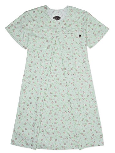 Luxurious Nursing Gown, for Nursing Mom's Hospital Stay & at Home Use, No Buttons