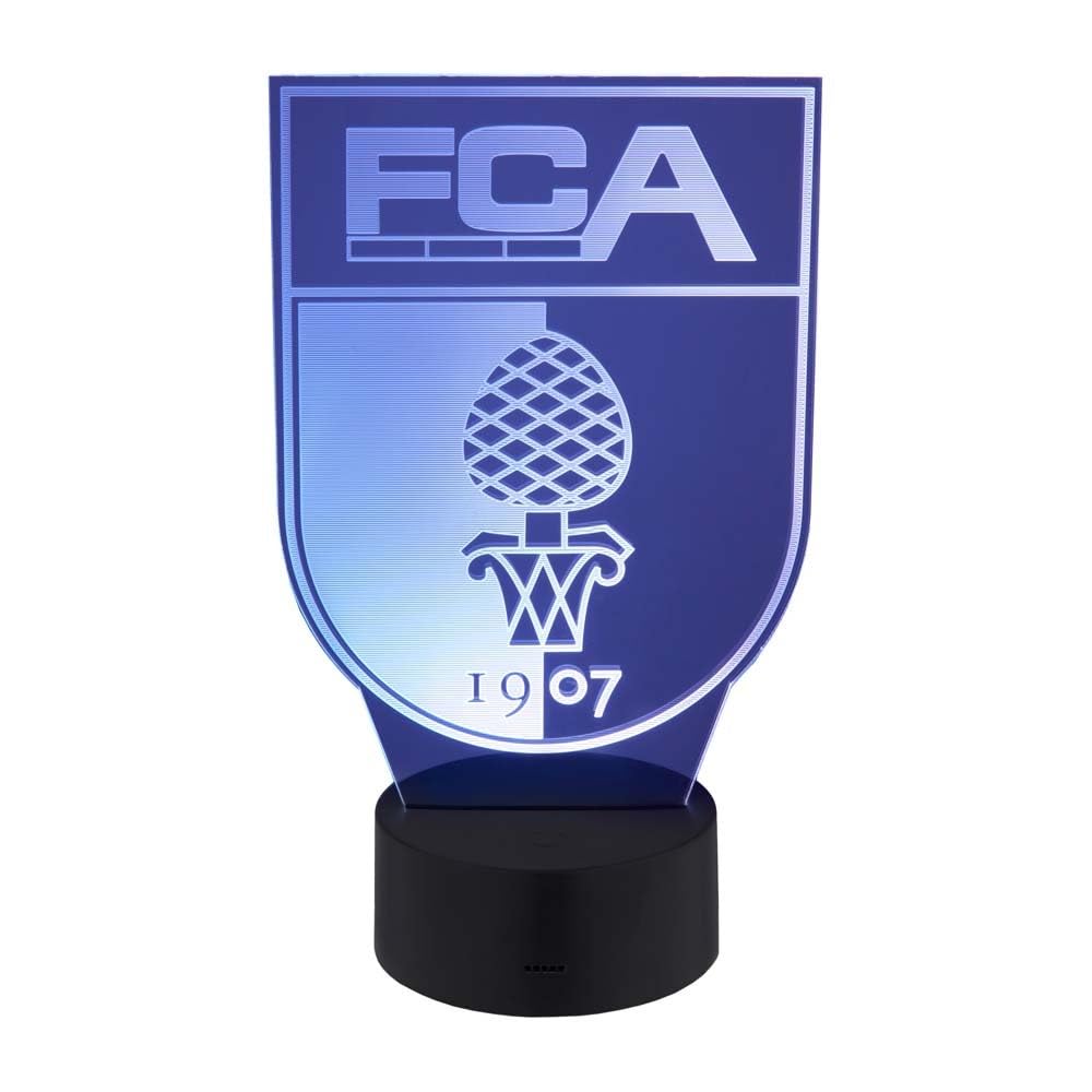 FCA LED Lampe Licht Logo Wappen, 3 Farben, rot, grün, weiß