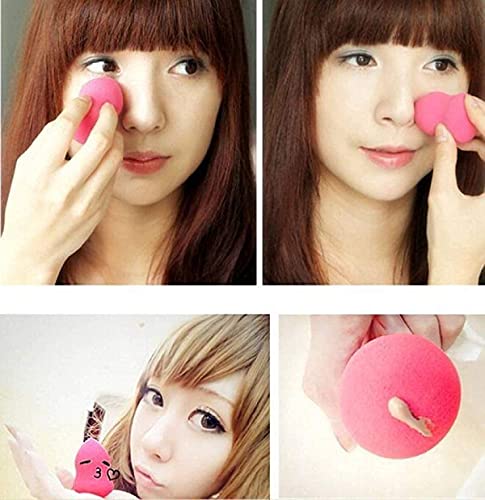 Image of SUNISA Makeup Beauty Sponge Pro Puff Set,Hypoallergenic,Latex-free, Flawless Streak-free Foundation Blender Professional Beauty Makeup Set for Dry & Wet Use (PACK OF 12)