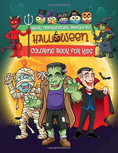 Halloween Coloring Book for Kids: 30 High Quality Designs About ...