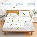 Twin XL Premium Waterproof Mattress Protector, Soft Breathable Mattress Pad Cover, Noiseless Waterproof Bed Cover - Stretch to 21