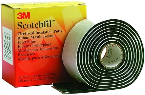 3M Rubber band Scotchfil, 1.5 m x 38 mm Black Butyl rubber Scotchfil