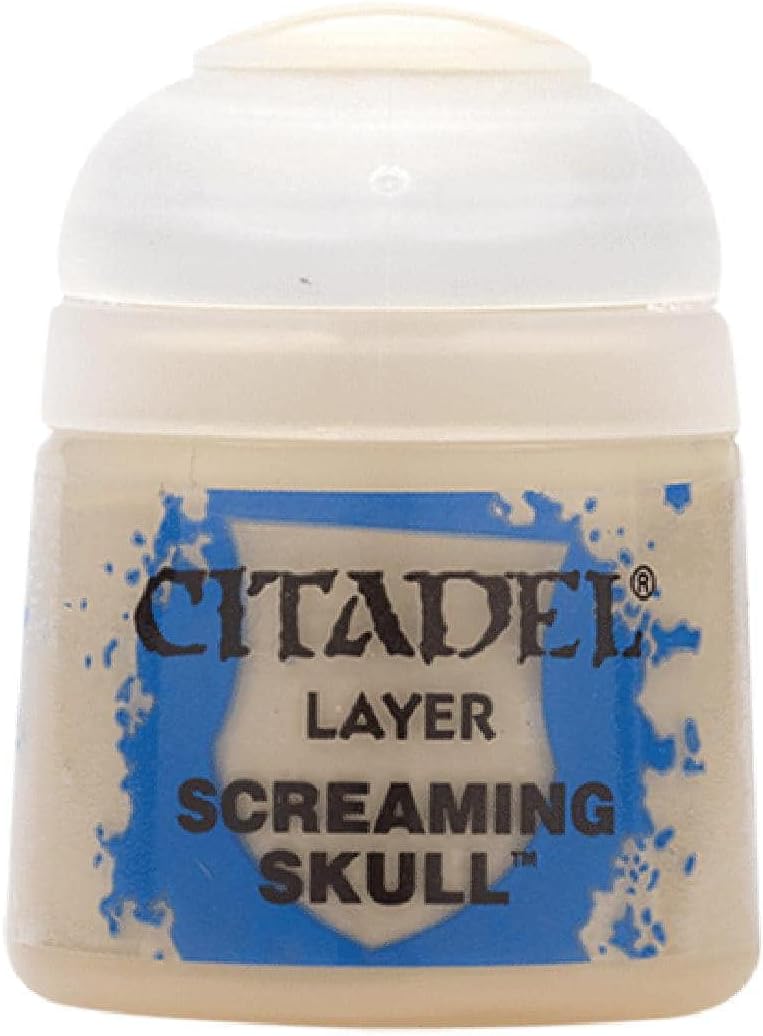 Games Workshop Citadel Pot de Peinture - Layer Screaming Skull, Black, (FBA_22-33)