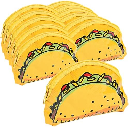 Fun Express Yellow Polyester Coin Purses (4.5