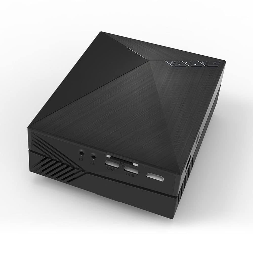 プロジェクター Mileagea GM60 Mini LED Projector 800480 Hd 1000 Lumens Multimedia Beamer Portable Home Theater Projector Black Mileagea GM60 Mini LED Projector 800480 Hd Multimedia Home Theater