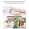 LAPONO leg pillow for sleeping on side Memory Foam Knee Pillows Ergonomic Orthopaedic Positioner Pillow Pregnancy Cushion for Sciatica Hip Back Pain Relief (B) #3