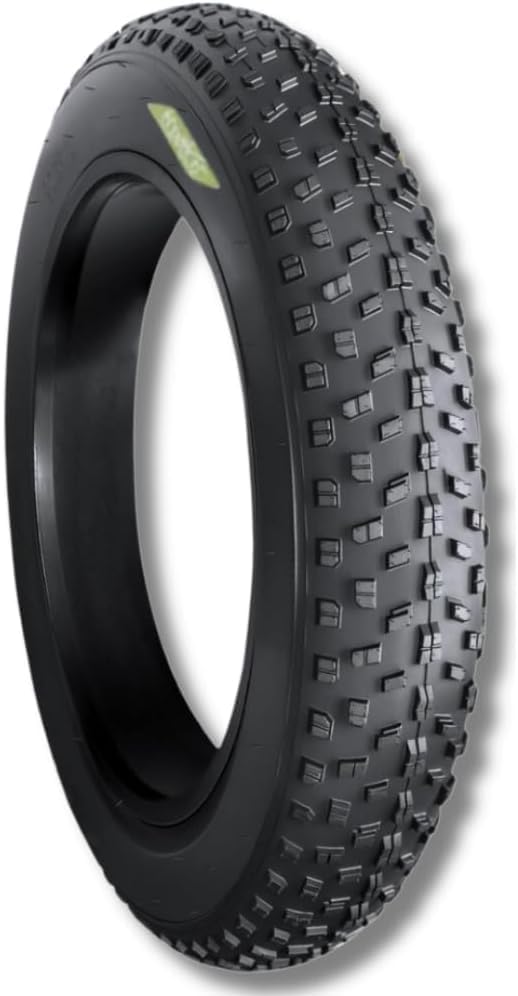 EBD26FBE - Neumático de 26 x 4.0 (100-559) con tacos para bicicleta eléctrica Fat Bike MTB 26'