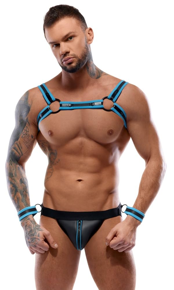 Herren Jockset Schwarz/Blau L