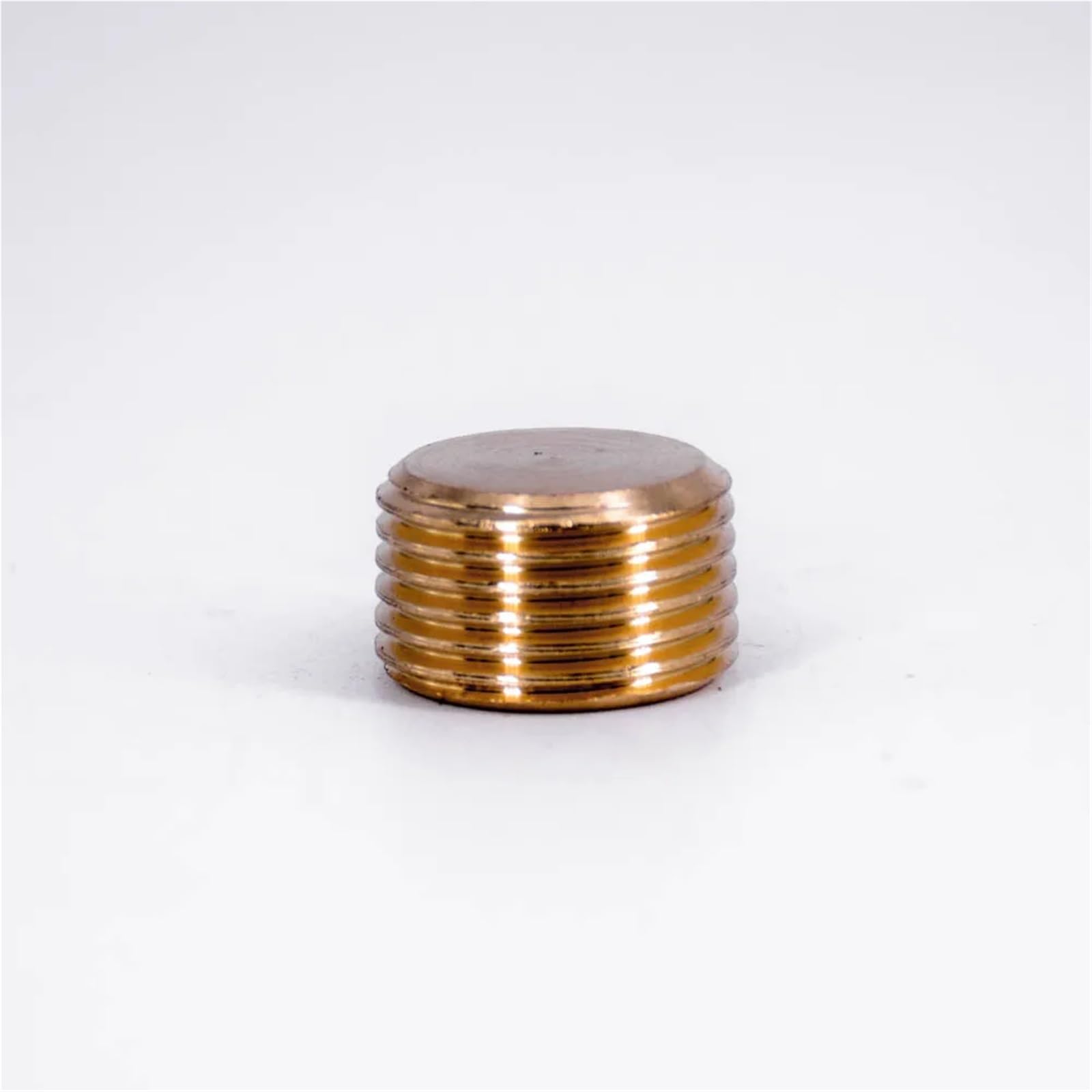 10pcs 1/4" NPT bspt End Cap Countersunk Interel Hex Socket Brass Pipe Fitting Water Gas Fuel(NPT) Brass Hose