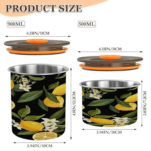 Envase de café ATTX 900ml acero inoxidable con tapa hermética miniatura 2