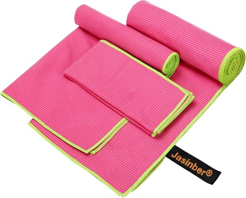 La mejor selección de Toallas de Microfibra Walmart los 10 mejores. 50 Jasinber Set de 3 Toallas de Microfibra, Toalla Deportiva Súper Absorbente, Toalla de Secado rápido para Acampar, Deporte, Playa, Gimnasio, Viajes (Rosa)
