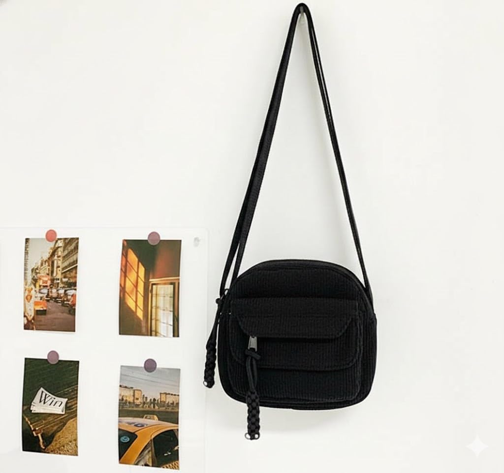 Cute Purses Corduroy Purse Crossbody Bags for Women Cute Handbags - Image 2