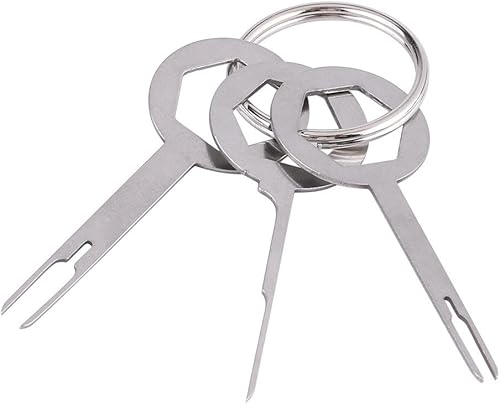 Juego de herramientas de extracción de terminales de cable, 3 piezas, removedor de terminales eléctricos, kit de herramientas de extracción de