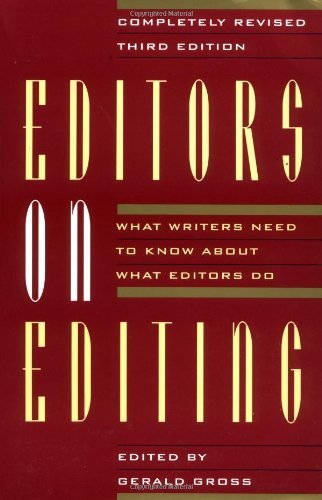 Editors on Editing by Gerald Gross (12-Jan-1994... B013PRFP2W Book Cover