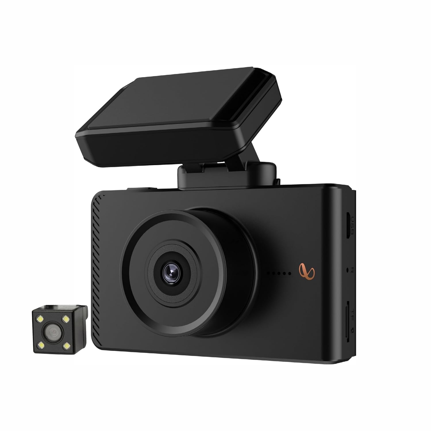 Infinity Car Dashcam 200D | Dual Channel | Night Vision | 1080 Full HD + Rear View Camera | G-Sensor | 3" IPS Display | Wi-Fi, Mic | Up to 128GB Storage (Black)-image-31