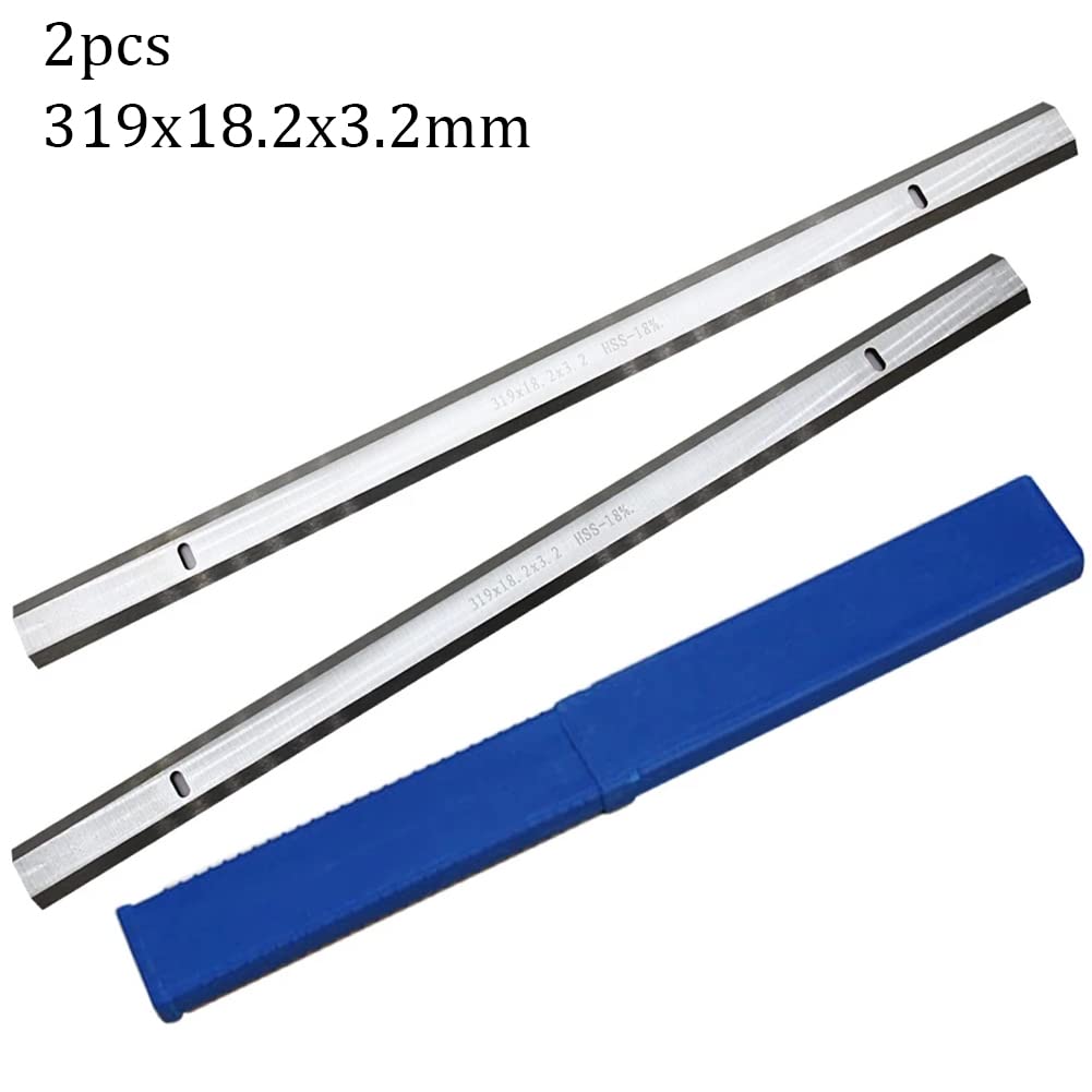 Cuchillos de Hoja cepilladora HSS, Herramienta de Corte de Madera de Doble Filo, 319x18,2x3,2mm, for Jet JWP-12 c0bra g_m_c Ry0bi AP13 MA1931 CT-340, 2 uds.