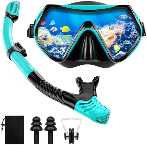 Gafas de buceo snorkel vidrio templado