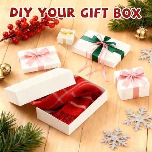 EVERECO 20PCS Christmas Gift Box Set with Lids 5 Assorted Sizes White Gift Boxes with Lids for Birthday Christmas, Holiday, Ideal for Robes, Sweaters, Shirts - Image 4