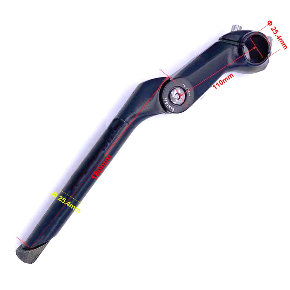 Regulowany kąt rower 25,4 mm kierownica podwyższenie wspornika ze stopu aluminium przedni widelec adapter 25,4 mm 180 mm