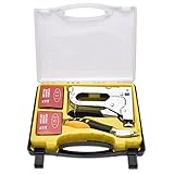 WOLFWILL 3 in 1 Heavy-Duty Staple Gun Kit with Remover Brad Nail Gun Bonus 3 Types Nail Set