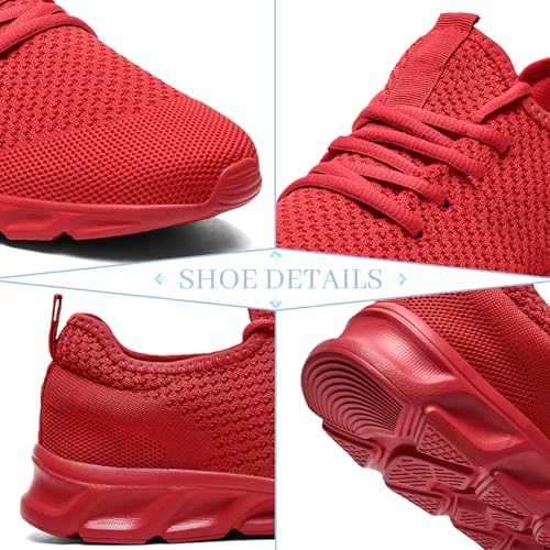 Image of Running Shoes for Men Womens Walking Slip On Tennis Sneakers | Comfortable Lightweight丨Breathable Mesh丨Gym丨Non Slip Sole丨Unisex Shoes丨 Athletic Workout Casual Fashion Sports
