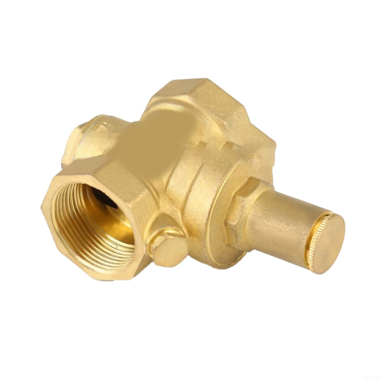 Réducteur de pression d'eau 3/4", régulateur de pression d'eau 3/4" DN20 avec manomètre en laiton réglable (S)