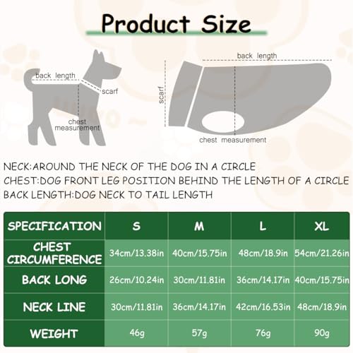 Hundemantel Mit Geschirr für Kleine Hunde - Hundepullover, Chihuahua Kleidung, Wintermantel für Innen und Außeneinsatz (Rot, L)