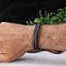Handmade Leather Bracelet for Men - Braided bracelet with steel clasp made of first quality genuine leather (Black braided)
