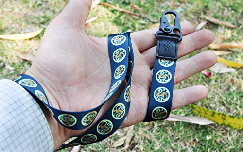 Portachiavi da collo con cordino con logo, porta