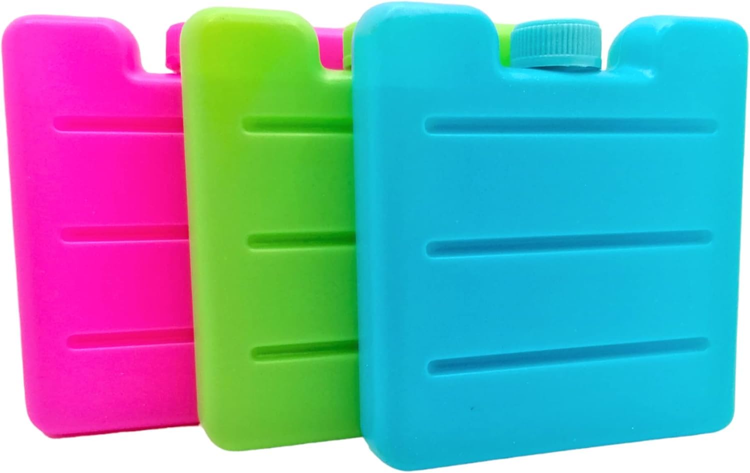 Generise Mini Freezer Blocks – 3 Pack – Reusable Ice Packs for Lunch Bags, Coolers & Travel