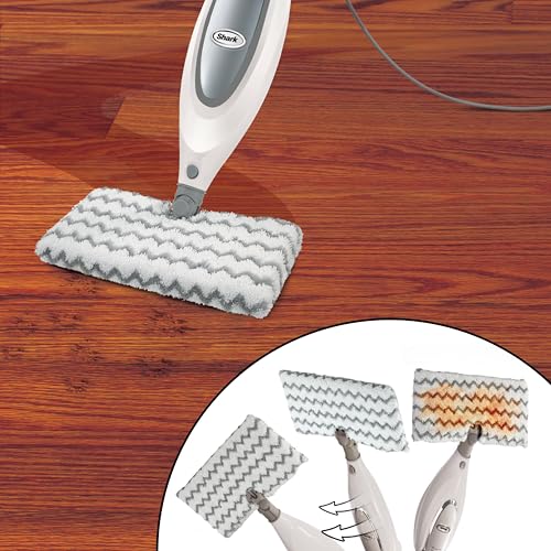 Shark Advanced Microfiber Washable & Reusable Cleaning Pads, Compatible with S3501 & S3601, Lifts & Locks in Dirt, Made for Laminate, Stone, Ceramic & Wood Surfaces, 2 Mop Pads Per Pack, XT3601 - image 6