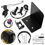 CILOYU Centrifugal Mini Bike Clutch Brake Replacement for Predator 212 224cc 196cc GX200 Coleman BT200X CT200U CT200U-EX KT196 Baja Warrior MB200 Parts 4' Go Kart Brake Band Mounting Bracket Kit