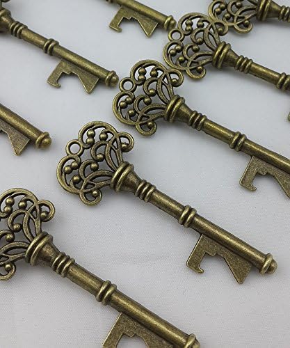 40PCS Bottle Openers Bronze Wedding Favors Rustic Decoration Party Favor