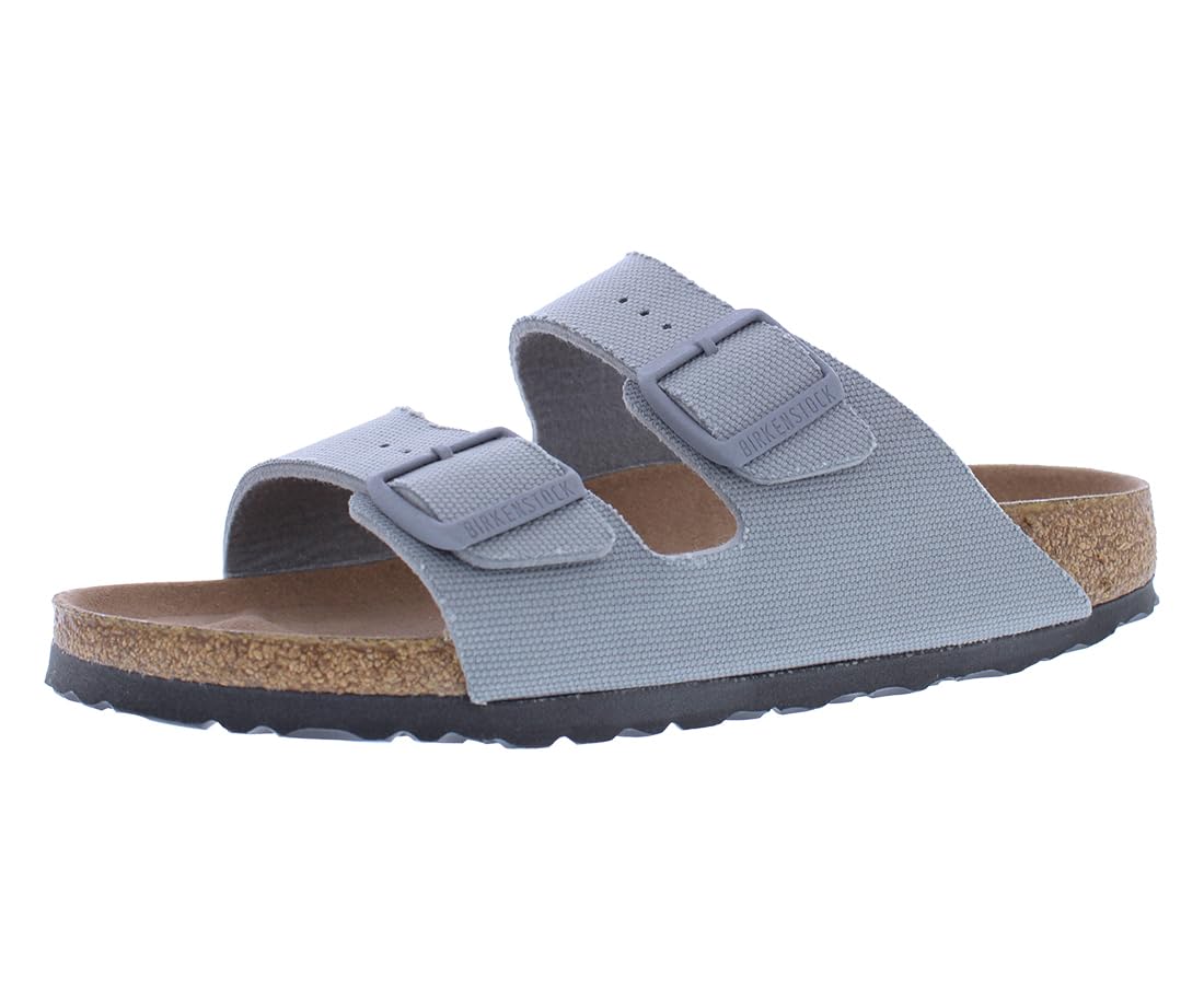 Birkenstock Women's, Arizona Birkoflor Slide Sandal - Narrow Width Stone