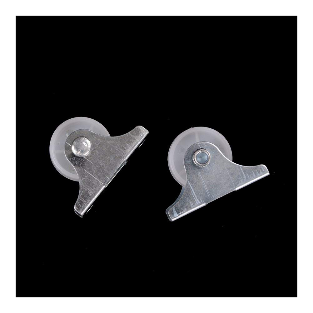 Roulettes pivotantes universelles en plastique Shuxiang, roue de remplacement, 2 pièces