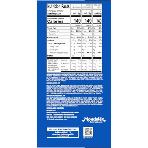 Image of Nabisco Cookies Variety Pack, 3 Flavors, 10 Snack Packs