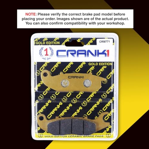 Image of Ceramic Brake Pads Compatible For Honda Hornet 2.0 | Front | CRM771 | 1 Set | Smooth Braking | Heat Resistant | Long Life | Disc Friendly