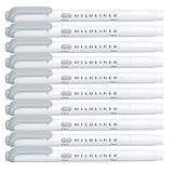 ZEBRA MILDLINER Highlighter pen markers, Mild Gray (WKT7-MGR) x 10