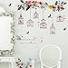 Bande Dessinée Mignon Coloré Fleur Oiseaux Cage À Oiseaux Stickers Muraux Papier Peint DIY Vinyle Home Stickers Muraux Enfants Salon Chambre Filles Room Decor