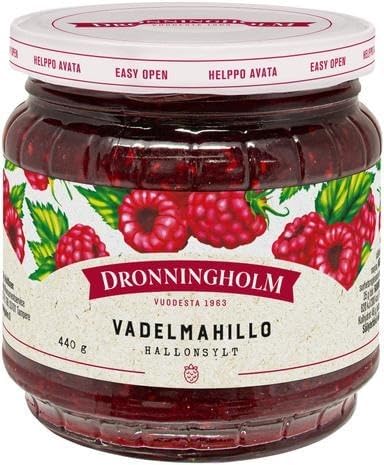 Miniatura 4 de Dronningholm Jam 11.64 oz-15.52 oz (paquete de 6-10) - Elige cualquier 6-10 tarros de mezcla de mermelada finlandesa de muchos sabores en una caja