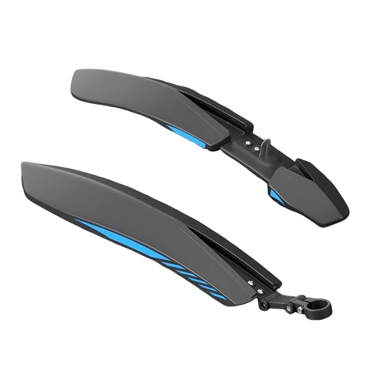 MotiveTech Bike Mudguards for Front And Rear Protection on Mountain Bikes, black blue