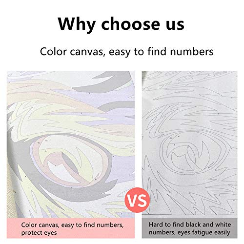 MLMYH Custom Dipingere con i Numeri DIY Dipingi
