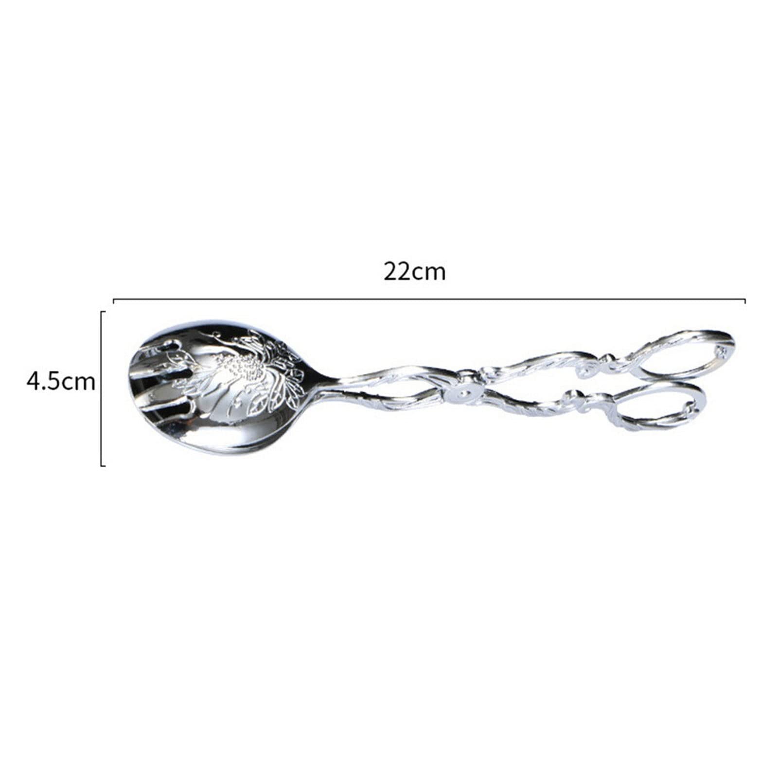 JINGYAN Pinze per Ghiaccio Food Scissors, Bread, Cake, Dessert, Salad, Biscuits, Outdoor Tools
