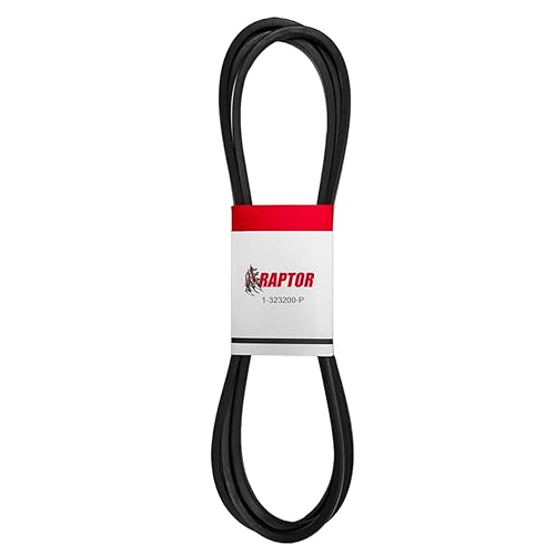 Raptor - Correa de cubierta de repuesto para cortadoras de césped Scag 48204 de 36 pulgadas