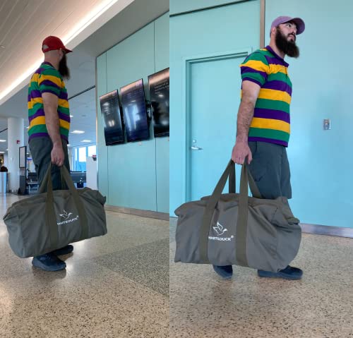 Whiteduck Folding Duffle Bag Set For Travel, Gym, Sports, Camping, Storage, Outdoors (One Size) #TOP1