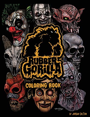 Rubber Gorilla Adult Coloring Book: Inspired by the masks of Neal Harvey Paperback – 2 Mar. 2017