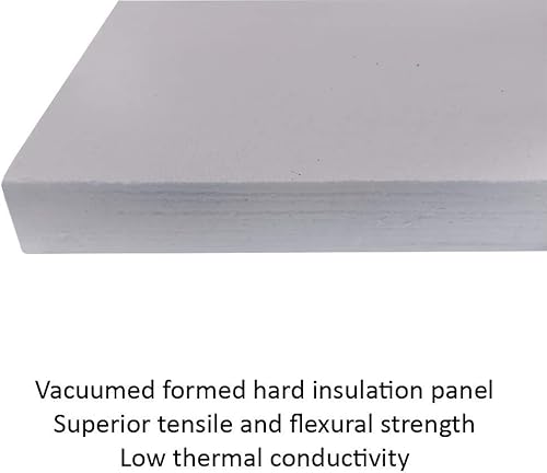 Miniatura 2 de Simond Store Aislamiento de tablero de fibra de cerámica, 2 x 19.7 x 39.4 pulgadas, clasificación de 2300 F, paquete de 1 placa aislante ignífuga